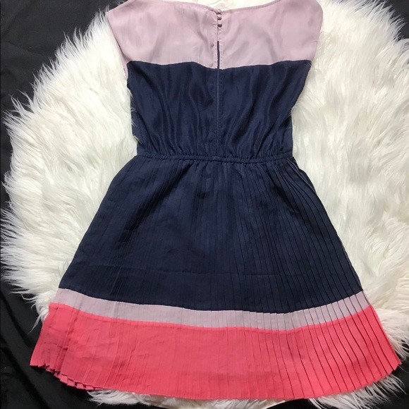 American Eagle Outfitters Pleated Colorblock Dress - Picture 5 of 8